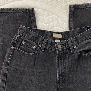 VINTAGE high waist black denim jeans